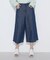 リネンデニム キュロットパンツ