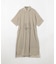 〔 TALLサイズ 〕 【セットアップ対応】トリアセクールスラブ シャツワンピース