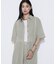 〔 TALLサイズ 〕 【セットアップ対応】トリアセクールスラブ シャツワンピース
