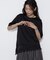 スーピマコットン 裾レースコンビネーションTシャツ