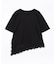 〔 Sサイズ 〕 スーピマコットン 裾レースコンビネーションTシャツ