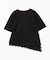 〔 Sサイズ 〕 スーピマコットン 裾レースコンビネーションTシャツ