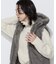 〔Sサイズ〕ミンク調フェイクファー リバーシブルジレ