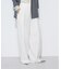 〔TALLサイズ〕強撚コットンツイル ワイドタックカーブパンツ