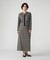 【セットアップ対応】グレンチェックジャカードジャージー ノーカラージャケット