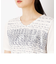 グラデーションロゴボーダープリントTシャツ