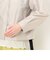 〔 +サイズ 〕 【洗える】ストレッチタフタ アシンメトリーカラーのブルゾン