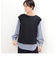 【セットアップ対応】パウダーツイルストレッチ ブラウス付きベスト