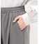 〔 +サイズ 〕 【セットアップ対応】パウダーツイルストレッチ ワイドパンツ