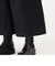 【セットアップ対応】ウール変形平織りゴム パンツ