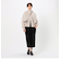 【レイヤード】シャンブレータフタ ブルゾン