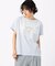 プレーティング天竺 ロゴプリントTシャツ