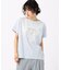 プレーティング天竺 ロゴプリントTシャツ