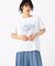 プレーティング天竺 ロゴプリントTシャツ