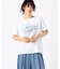 プレーティング天竺 ロゴプリントTシャツ