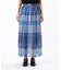 〔 +サイズ 〕 ラミーコットンチェック スカート