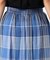 〔 +サイズ 〕 ラミーコットンチェック スカート