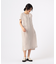 〔 +サイズ 〕 アセテートリネンタッサー  クルーネックロングシャツジレ