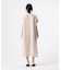 〔 +サイズ 〕 アセテートリネンタッサー  クルーネックロングシャツジレ