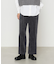 細コーデュロイ ワイドパンツ