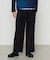 細コーデュロイ ワイドパンツ