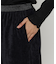 細コーデュロイ ワイドパンツ