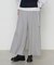 〔 +サイズ 〕 ハイテンションポンチ タックワイドパンツ