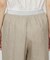 〔 +サイズ 〕 麻調合繊 ワイドパンツ