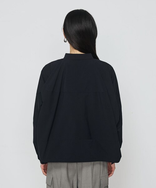 ストレッチタフタ シャツブルゾン｜ギャバジンK．Tの通販｜&mall