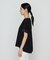 〔 +サイズ 〕 プレーティング天竺 袖シアーTシャツ