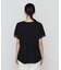 〔 +サイズ 〕 プレーティング天竺 袖シアーTシャツ