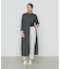 ストレッチタフタ シャツドレス