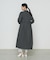 ストレッチタフタ シャツドレス