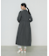 ストレッチタフタ シャツドレス