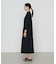 ストレッチタフタ シャツドレス