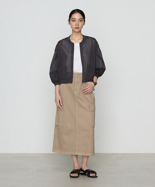 Gabardine K.T オーガニックコットン×リサイクルPe シアーブルゾン オーガニックコットン×リサイクルPe シアーブルゾン｜ギャバジンK．T