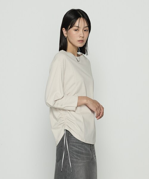 サイズ 〕 80／-ポンチ ブラウス見えプルオーバー｜ギャバジンK．Tの