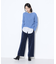 コーデュロイ ワイドパンツ