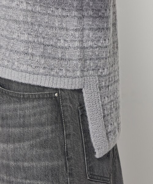 サイズ 〕 モヘヤブレンドヤーンセーター｜ギャバジンK．Tの通販