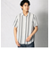 カスケードストライププリント　半袖シャツ
