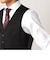【CERRUTI】   ウールギャバジン　セットアップベスト