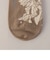 フラワーストライプクルーソックス
