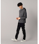 コンパクト糸ストレッチデニム　5ポケットスリムフィットパンツ
