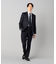 【形態安定】市松ジャカード カッタウェイカラーシャツ
