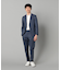 【セットアップ対応】エアードットジャージープリント テーパードパンツ