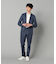 【セットアップ対応】エアードットジャージープリント テーパードパンツ