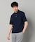 AEGEAN ORGANICシルケットカノコ カッタウェイポロシャツ