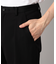 ソロテックス レーヨンフィラメント ワンタックテーパードパンツ