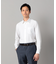福井産 吸水速乾 2WAY　ホワイトドビー シャツ