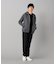 ニットコンビ ジップアップパーカ
